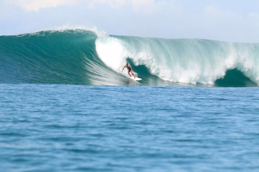 Surfing in Sumba